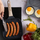 Tigan grill Klausberg KB-7810, 36x18.5x2.5cm, shtresë jo-ngjitëse, i zi me dorezë druri
