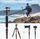 Tripod fotografik K&amp;F Concept SA255C1, fibër karboni, portokalli