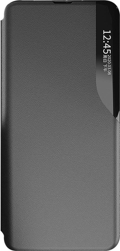 Mbulesë telefoni Hurtel Eco Leather View Case për Samsung Galaxy A73, funksion qëndrimi, e kuqe