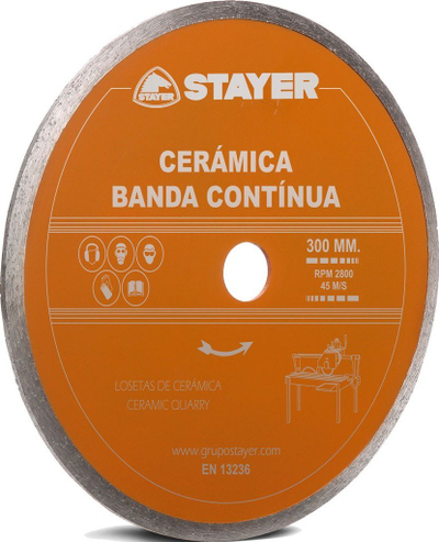 Disk diamanti Stayer H7, 300mm, për porcelan edhe keramikë