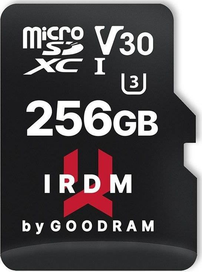 Kartelë memorje Goodarm microSD 256GB, UHS I U3, me adapter