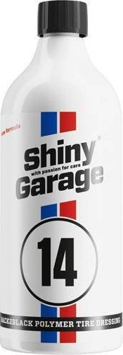 Përkujdesje goma SHINY GARAGE Back2Black Polymer Tire, 1L, për goma dhe plastika jashtë makinës