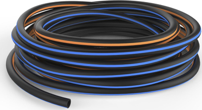 Zора за вода Fiskars Garden Hose S, 15 m, 13 mm, портокалова