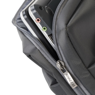 Çantë laptopi Rivacase, 17.3", e zezë