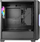 Kutia e kompjuterit AZZA CSAZ-520BG Guardian, ATX Mid Tower, panel xhami i temperum, e zezë