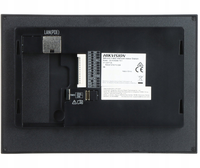 Panel i brendshëm IP Hikvision DS-KH8380-TE1, ekran 7", me prekje, i bardhë