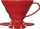 Filtruese kafeje Hario V60 01, plastike, e kuqe