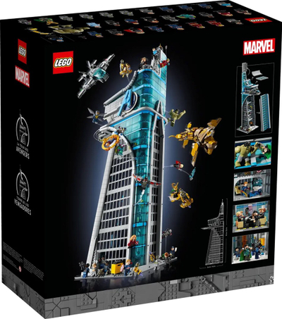 Lodra LEGO Avengers Tower 76269, set ndërtimi koleksionues, për të rritur, shumëngjyrëshe