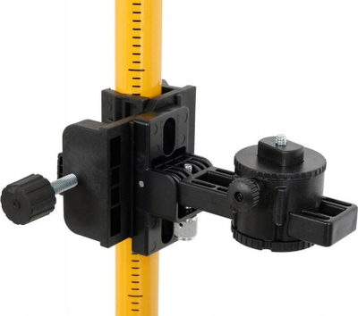 Tripod teleskopik për nivel lazer, 3.6 m, aliazh alumini, ngjyrë argjend