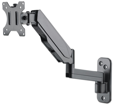 Mbajtëse muri për monitor Manhattan 461610, 17"-32", me gas spring, e zezë