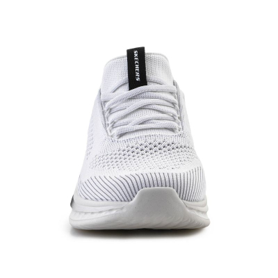 Патики Skechers Slade Quinto M 210810WHT, природна кожа, Memory Foam, бели