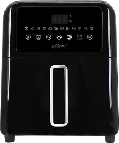 Fritezë me ajër të nxehtë Maestro MR-757, 6L, 1700W, e zezë argjend