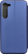 Kuti telefoni OEM Elegance për Samsung Galaxy S23 Plus, me kapak palosës, mbrojtëse, blu