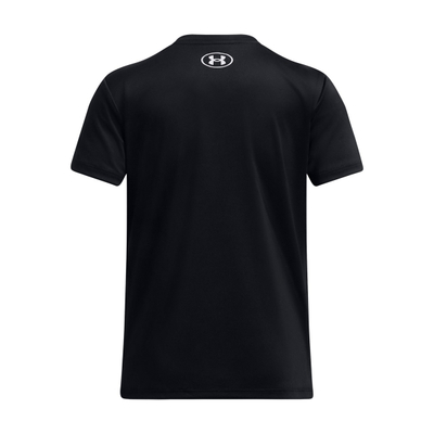 Спортска блуза за девојчиња Under Armour Tech Wordmark, материјал UA Tech, брзо сушење, црна