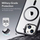 Mbrojtëse telefoni ESR Classic Hybrid HaloLock, MagSafe, për iPhone 14 Plus, e tejdukshme me kornizë të zezë