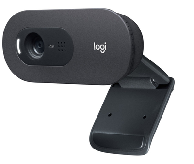 Веб камера Logitech C505 HD, 720p, микрофон со намалување на шум, црна