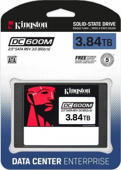 Disk SSD Kingston DC600M 3.84TB, 2.5" SATA III