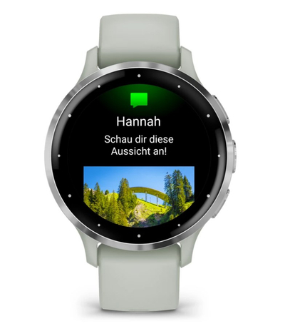 Orë sportive Garmin Venu 3S, AMOLED 1.2", GPS, jeshile