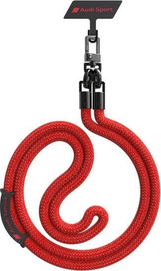 Rrip telefoni Audi Sport Phone Lanyard, universal, 120cm, i kuq