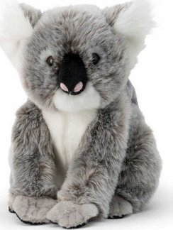 Lodër pelushi Animigos Koala With Baby, me bebe, gri