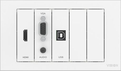 Set modujsh VGA + miniJack + HDMI + USB-B (3446594)