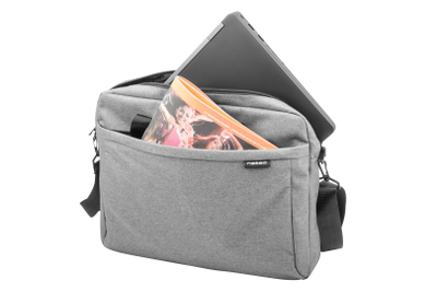 Çantë laptopi Natec Mustela, 15.6", e hirtë
