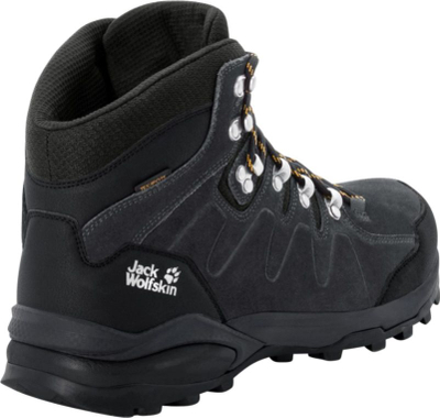 Çizme hiking Jack Wolfskin Refugio Texapore Mid, për burra, nr. 44.5, phantom e zezë