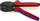 Pinca krimpuese Knipex PreciForce 975236 SB, profesionale, metalike