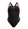 Kостим за капење Speedo HyberBoom Splice Racerback, за жени, црн со розова