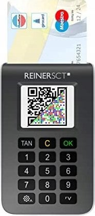 Генератор TAN Рајнер tanJack Фото QR, СмартTAN фото, чипTAN QR, црн