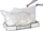 Kuti vakum nën shtrat WENKO Vacuum Soft Underbed Box, 105 cm, 70L, transparente bardh e gri