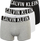 Mbathje për meshkuj Calvin Klein, 3 copë, të hirta/zeza