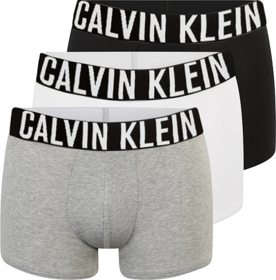 Mbathje për meshkuj Calvin Klein, 3 copë, të hirta/zeza
