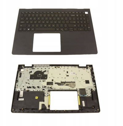 Palmrest laptopi Dell me tastierë chiclet, bllok numerik, i zi