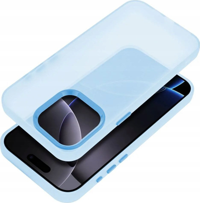 Këllëf telefoni Sappy Cover për iPhone 16 Pro Max, TPU fleksibël, pjesë e pasme e fortë, gjysmë transparent