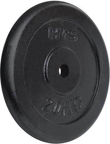 Peshë për stërvitje HMS, 20 kg, e zezë