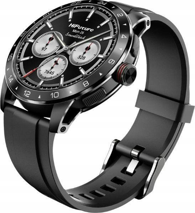 Ora inteligjente HiFuture Flex2, 1.9", Bluetooth, IP68, e zezë