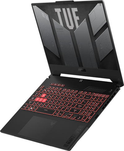 Laptop ASUS TUF Gaming A15, 15.6" 144 Hz, AMD Ryzen 9 8945HS, 16 GB RAM, 512 GB SSD, NVIDIA GeForce RTX 4070, i zi dhe i hirtë