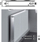 Radiator panel Kermi Profil V Type 10, 600x900 mm, valvul majtas, i bardhë