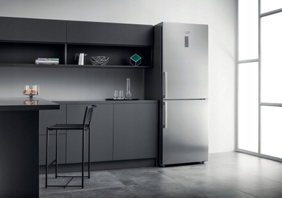 Комбиниран фрижидер Hotpoint HA70BE 72 X, Total No Frost, A++, инокс челик
