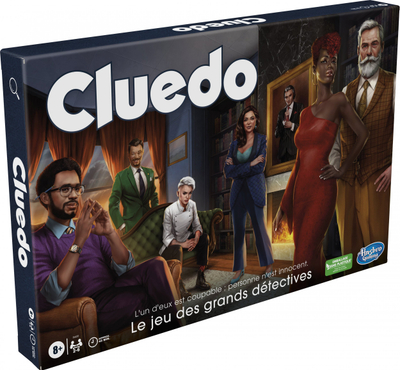 Lojë tavoline Hasbro Cluedo Classic Refresh, mister hetimor, 2 6 lojtarë, multikolor