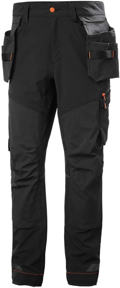 Pantallona pune Helly Hansen Kensington Construction, me xhepa vërdallë, të zeza C62