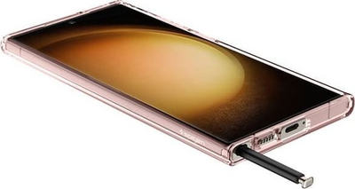 Kapak telefoni Spigen Ultra Hybrid për Samsung Galaxy S23 Ultra, transparent, rozë kristal