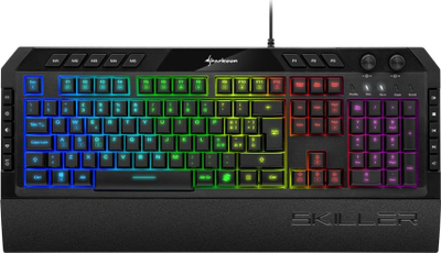 Tastierë gaming Sharkoon SKILLER SGK5, RGB, me numpad, e zezë