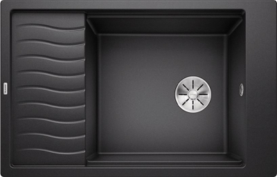 Lavamani Blanco Elon XL 6 S, Silgranit, me kullues, antracit