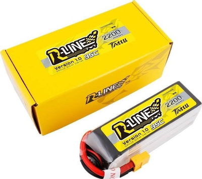 Bateri LiPo Tattu R-Line 1.0, 18.5V, 2200mAh, 95C