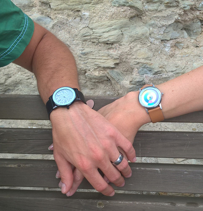 Orë dore Rainbow e-motion of colors Lenko AV45BpW-BL-le, unisex