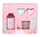 Set dhuratë për femra Sunkissed TheKindEditCo Relax & Bathe, qiri 30 g + 2 x shkumë për vaske + xhel dushi 100 ml