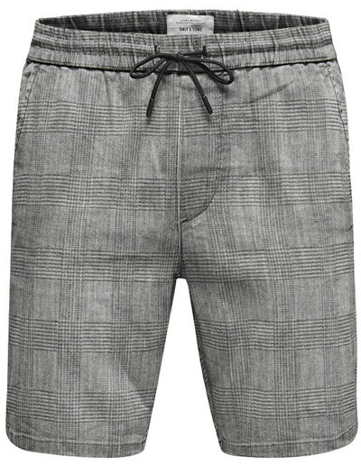 Shortse Only & Sons Linus Check Gw 3788, të hirta, L