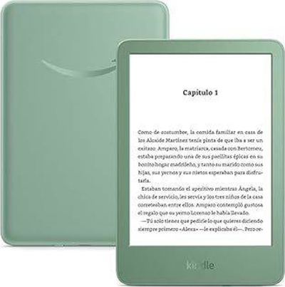 Електронски читач Амазон Киндл, 6\", 16GB, зелен